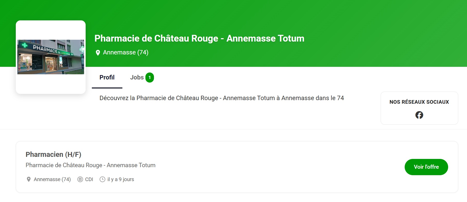 Aperçu page carrière Arsanté